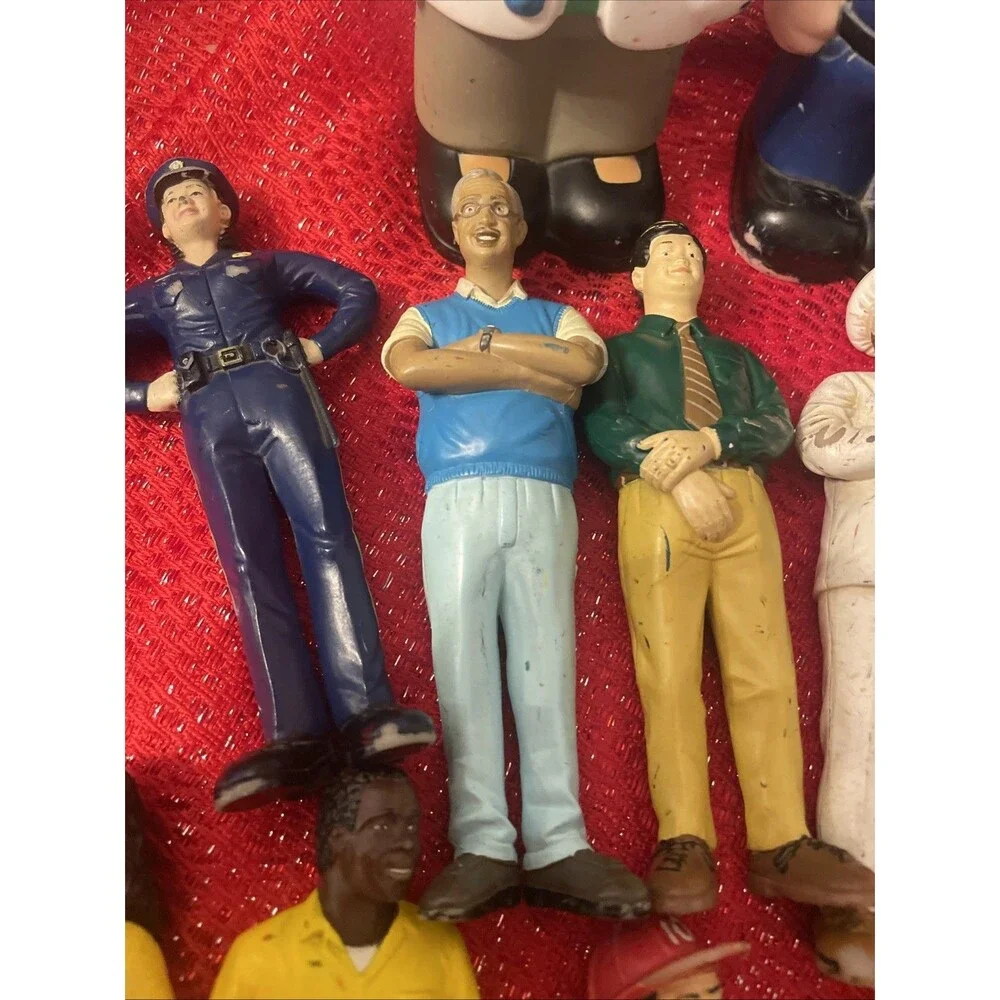 Lakeshore Block Play People Lot of 25 Community Workers Career Family Figures